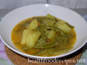 Potato and green beans stew